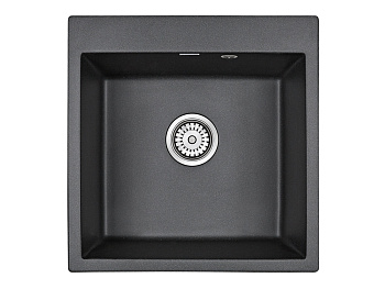 Кухонная мойка Paulmark KANTE 50 PM105152-BL 50х50 цвет черный